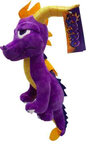 Foto: Spyro the dragon draken knuffel zittend pluche 40 cm