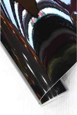 Foto: Autostyle car wrapping folie 152x200cm glanzend zwart zelfklevend
