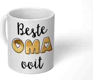 Foto: Mok   koffiemok   spreuken   quotes beste oma ooit   oma   moederdag   mokken   350 ml   beker   koffiemokken   theemok   mok met tekst