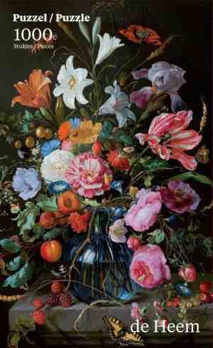Foto: Vaas met bloemen   jan de heem mauritshuis 1000