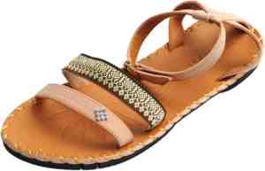 Foto: Yoga sandalen gemakkelijke riem beige 35 slippers yogistar