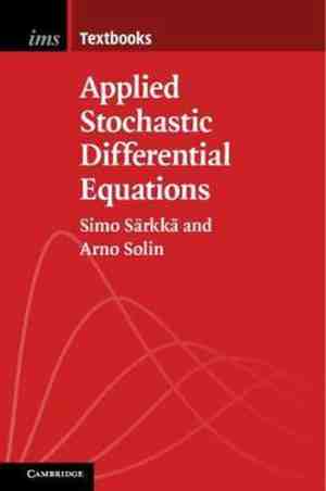 Foto: Institute of mathematical statistics textbooksseries number 10  applied stochastic differential equations