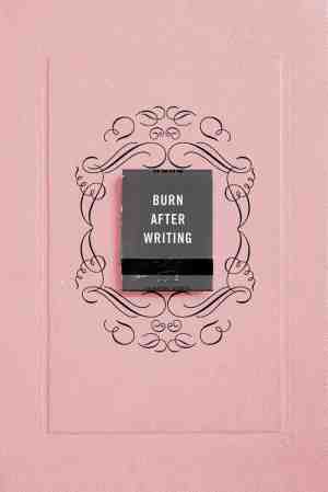 Foto: Burn after writing pink