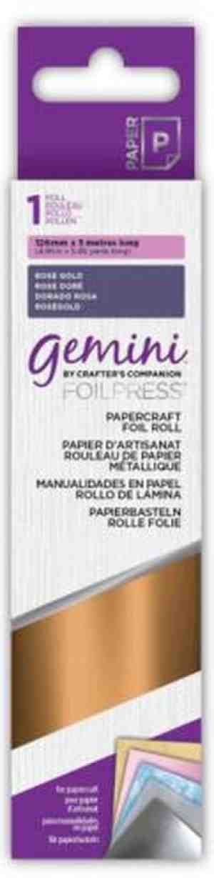 Foto: Gemini papercraft folie   roze goud