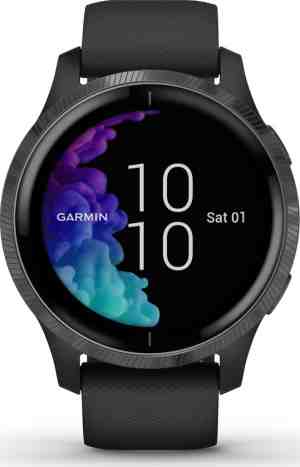 Foto: Garmin venu health smartwatch   amoled touchscreen   stappenteller   5 dagen batterij   zwartgunmetal