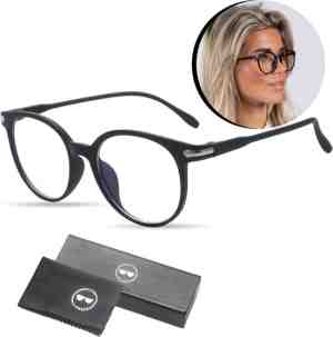 Foto: Lc eyewear computerbril   blauw licht bril   blue light glasses   beeldschermbril   unisex   mat zwart