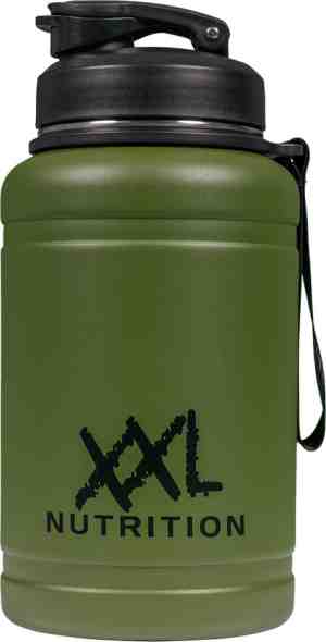 Foto: Xxl nutrition   thermo waterjug   thermosfles thermosbeker isoleerfles drinkfles met drinktuit   22 liter   groen