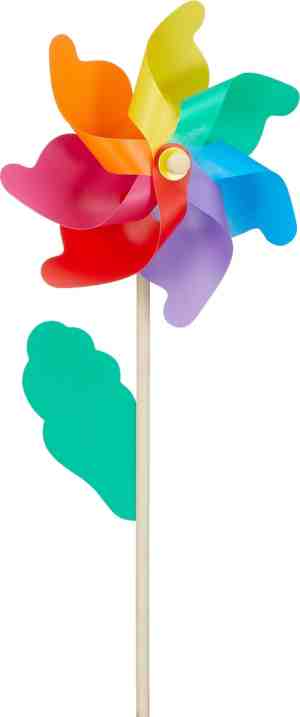 Foto: Cepewa windmolen tuin strand speelgoed multi kleuren 75 cm windwijzer