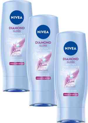 Foto: Nivea diamond gloss care conditioner   6 x 200 ml   voordeelverpakking