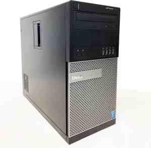 Foto: Dell optiplex 9010 tower desktop pc intel core i 5 8 gb ram 500 hdd windows 10 pro zwart