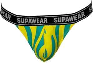 Foto: Supawear pow jockstrap yellow beast maat xl heren ondergoed jockstrap voor man mannen jock