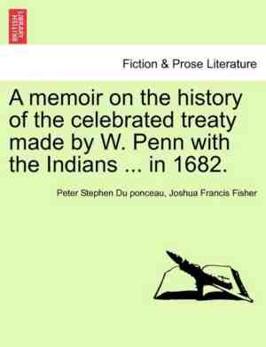 Foto: A memoir on the history of the celebrated treaty made by w penn with the indians in 1682 