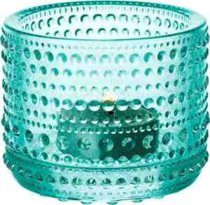 Foto: Iittala kastehelmi theelichthouder kaarshouder waxinelichthouder glas   sfeerlicht   watergroen   64mm   1 stuk