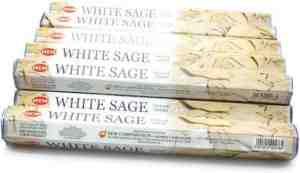 Foto: Hem witte salie white sage wierook 12 pakjes 20 stokjes per pakje