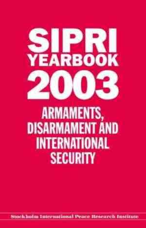 Foto: Sipri yearbook series  sipri yearbook 2003