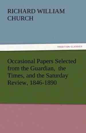 Foto: Occasional papers selected from the guardian the times and the saturday review 1846 1890