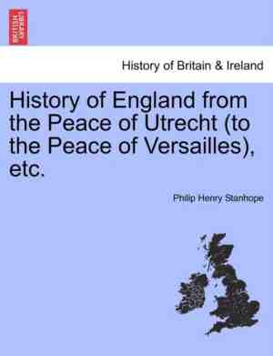 Foto: History of england from the peace of utrecht to the peace of versailles etc 