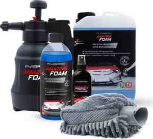 Foto: Platinum amazing foam set effectief reinigingsschuim snow foam kit auto reiniging car wash velgenreiniger autoshampoo