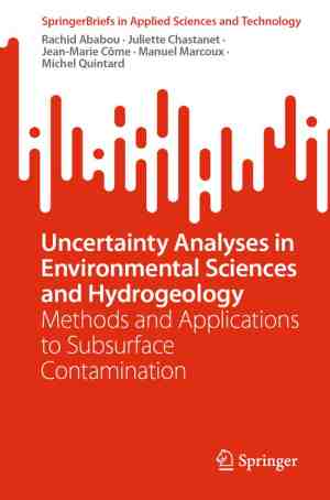 Foto: Springerbriefs in applied sciences and technology  uncertainty analyses in environmental sciences and hydrogeology