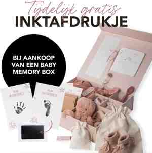Foto: Luxe baby memory box herinneringsdoos kraamcadeau geschenkset babyshower cadeau