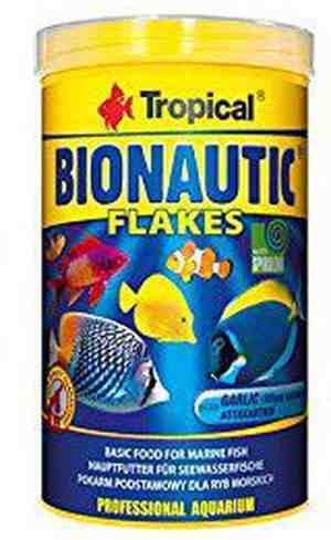 Foto: Tropical bionautic vlokken 250ml aquarium vlokvoer zeewater visvoer