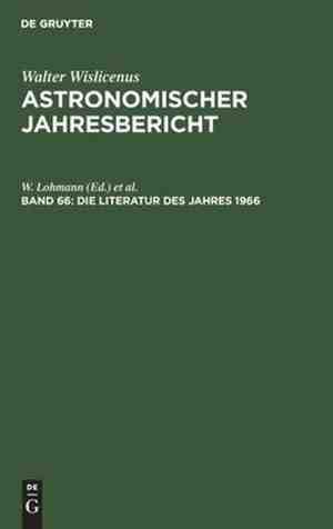 Foto: Astronomischer jahresbericht die literatur des jahres 1966