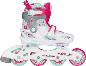 Foto: Nijdam inline skates verstelbaar   sk8 star   witfuchsia   33 36