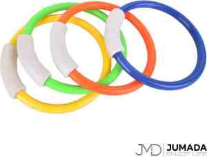 Foto: Jumada s duikringen set opduikmaterialen duikspeeltjes ringen voor het zwembad set van 4