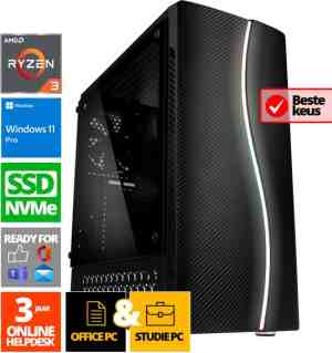 Foto: Budget office pc   ryzen 3   500gb ssd   16gb ram   radeon vega 8   windows 11 pro wifi bluetooth