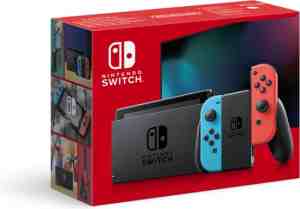 Foto: Nintendo switch console blauw rood