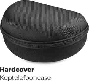 Foto: Koptelefooncase   hardcover koptelefoon hoes voor opvouwbare koptelefoons van o a  jbl sony bose beats by dre wiseq marshall   zwart   waterbestendig   stootvast