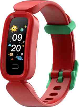 Foto: Drphone kidstimex12 smartwatch voor kinderen waterdichte smartwatch smartwatch met notificaties meldingen hartslagmeter stappen calorietelleren rood