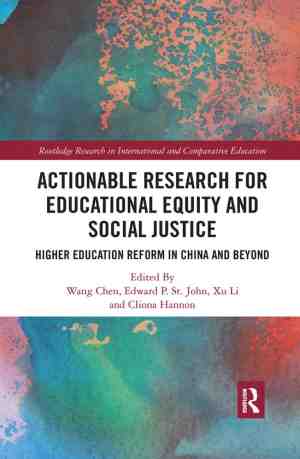 Foto: Routledge research in international and comparative education  actionable research for educational equity and social justice