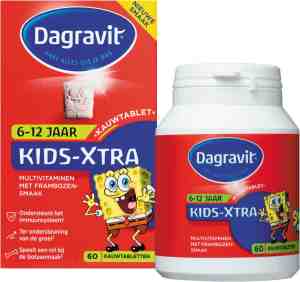 Foto: 2x dagravit multivitamine kids xtra 6 12 jaar 60 tabletten