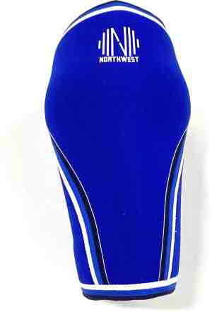 Foto: Northwest knee sleeves neopreen powerlifting crossfit 7 mm blauw paar xl