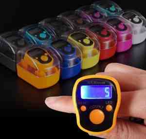 Foto: Let op type   multifunctionele calorie gezonde digitale elektronische pedometer stappenteller met taille clip hoge kwaliteit ring teller met led verlichting elektronische vinger ring teller willekeurige kleur levering