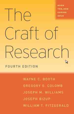 Foto: Chicago guides to writing editing and publishing the craft of research fourth edition