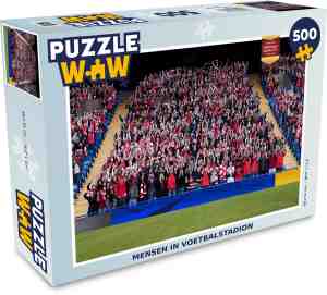 Foto: Puzzel mensen in voetbalstadion legpuzzel puzzel 500 stukjes