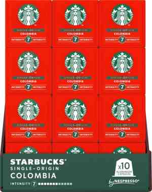 Foto: Starbucks by nespresso medium roast colombia capsules   120 koffecups
