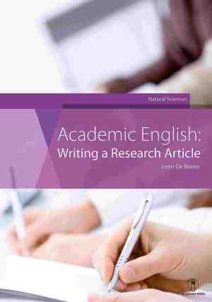 Foto: Academic english  writing a research article