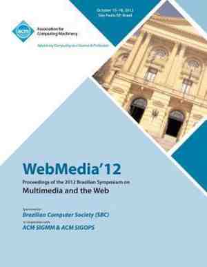 Foto: Webmedia 12 proceedings of the 2012 brazilian symposium on multimedia and the web