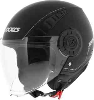 Foto: Axxis metro jet helm solid mat zwart l   scooter brommer