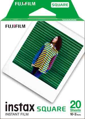 Foto: Fujifilm instax square film wit kader 2 x 10 stuks