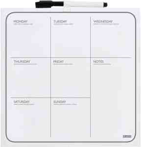 Foto: Desq magnetische weekplanner formaat 35 x 35 cm