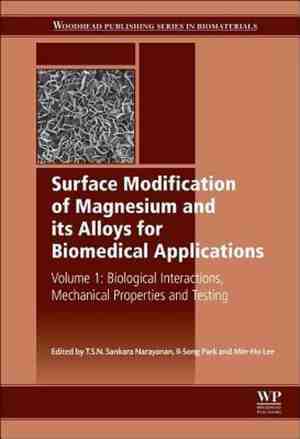 Foto: Surface modification of magnesium and its alloys for biomedi