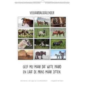 Foto: Blik op holland paarden spreuken verjaardags kalender