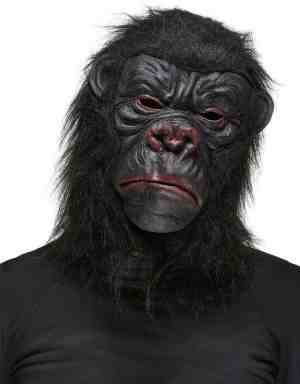 Foto: Partytime   zwart gorilla masker voor volwassenen