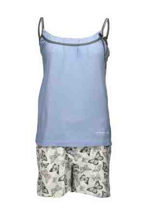 Foto: Tenderness dames shortama licht blauw tesad 1101 a maten l