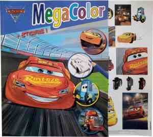 Foto: Disney pixar cars   megacolor blauw   kleurboek met   130 kleurplaten en 1 stickervel   knutselen   kleuren   tekenen   creatief   verjaardag   kado   cadeau