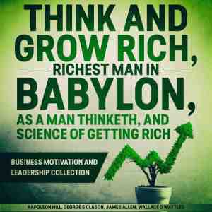 Foto: Think and grow rich the richest man in babylon as a man thinketh and the science of getting rich
